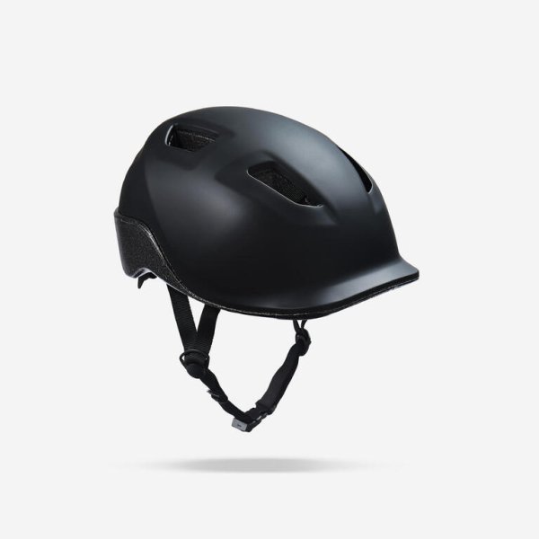 100 City Cycling Helmet Black